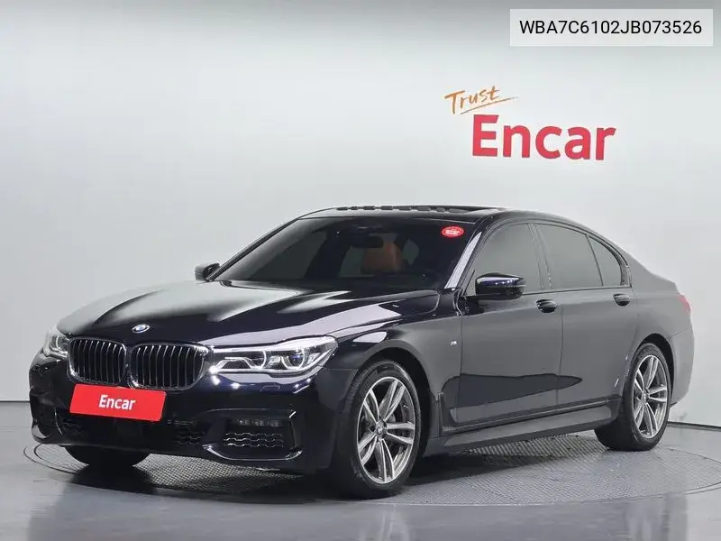 7 Series (G11) 740D xDrive M Sports VIN: WBA7C6102JB073526 Lot: 39645339