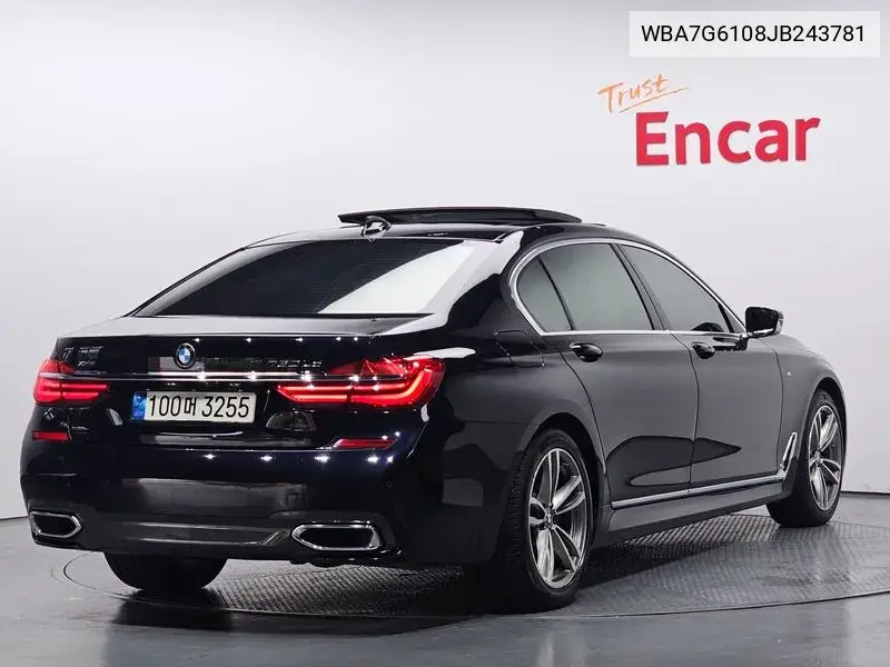 7 Series (G11) 730Ld xDrive M Sports VIN: WBA7G6108JB243781 Lot: 39646837