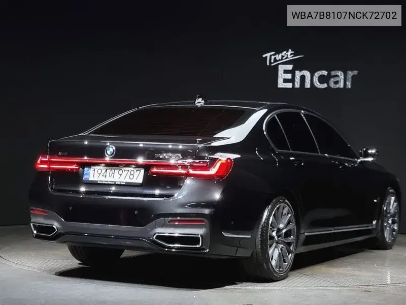 7 Series (G11) 730D xDrive M Sports VIN: WBA7B8107NCK72702 Lot: 39946470