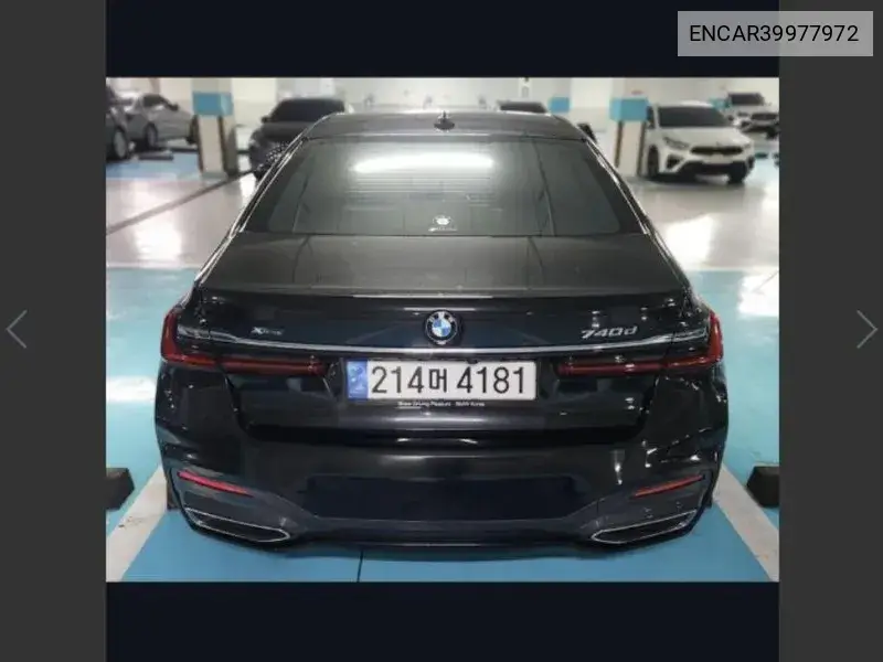 7 Series (G11) 730D xDrive M Sports VIN: ENCAR39977972 Lot: 39977972