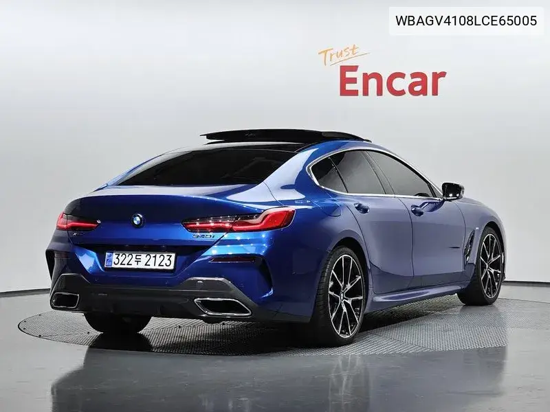 8 Series (G15) 840I xDrive M Sports Gran Coupe VIN: WBAGV4108LCE65005 Lot: 39891840