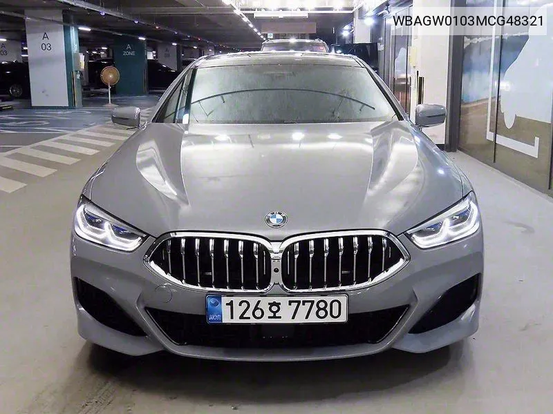 BMW 8 Series (G15) 840D xDrive M Sports Gran Coupe VIN: WBAGW0103MCG48321 Lot: 38191161