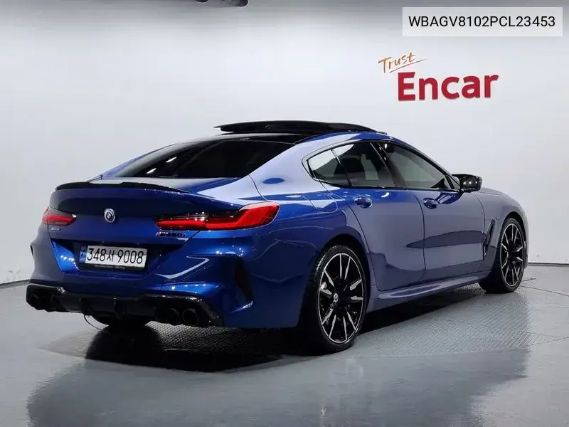 8 Series (G15) M850I ​​xDrive Gran Coupe VIN: WBAGV8102PCL23453 Lot: 39580923