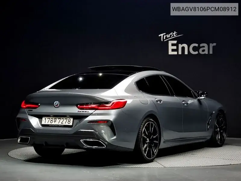 8 Series (G15) M850I ​​xDrive Gran Coupe VIN: WBAGV8106PCM08912 Lot: 39978000