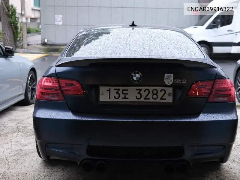M3 (E90) M3 Coupe VIN: ENCAR39916322 Lot: 39916322