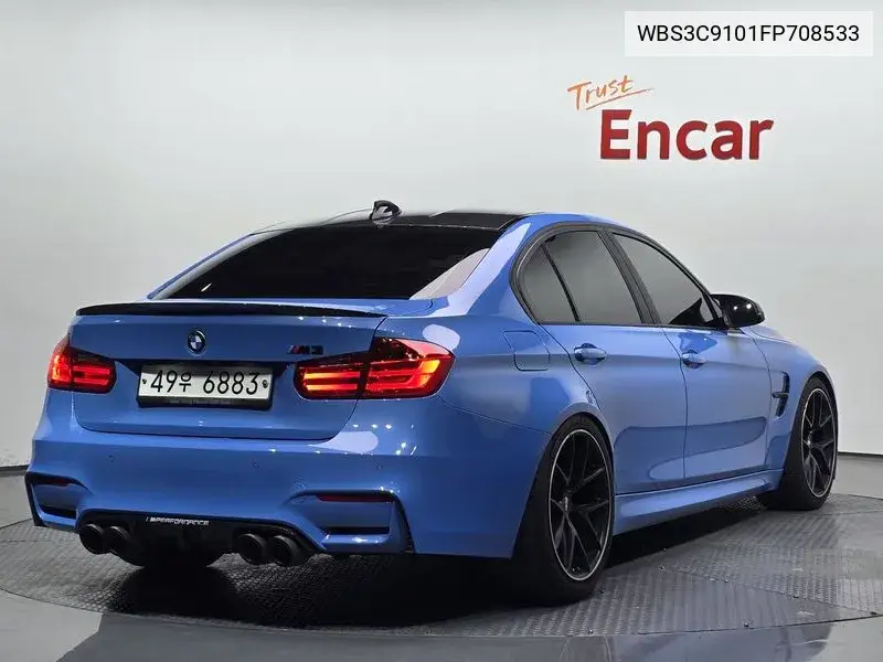 M3 (F80) M3 Sedan VIN: WBS3C9101FP708533 Lot: 39586196