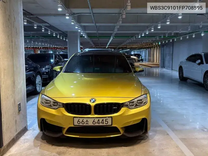 M3 (F80) M3 Sedan VIN: WBS3C9101FP708595 Lot: 39726010