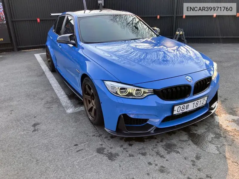 M3 (F80) M3 Sedan VIN: ENCAR39971760 Lot: 39971760