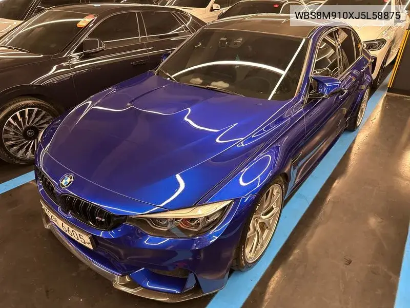 M3 (F80) M3 Sedan Cs VIN: WBS8M910XJ5L58875 Lot: 40097222