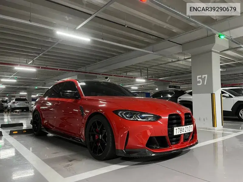 M3 (G80) M3 Sedan Competition VIN: ENCAR39290679 Lot: 39290679