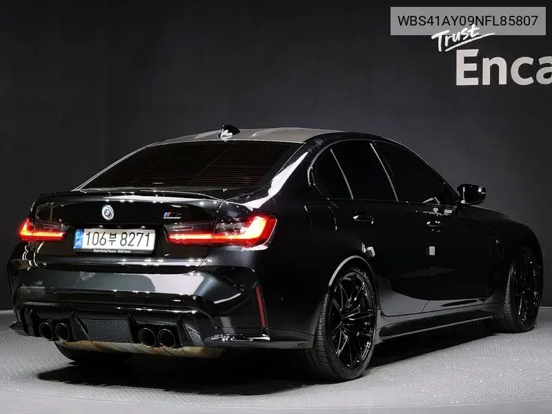 M3 (G80) M3 Sedan Competition M xDrive VIN: WBS41AY09NFL85807 Lot: 39599257