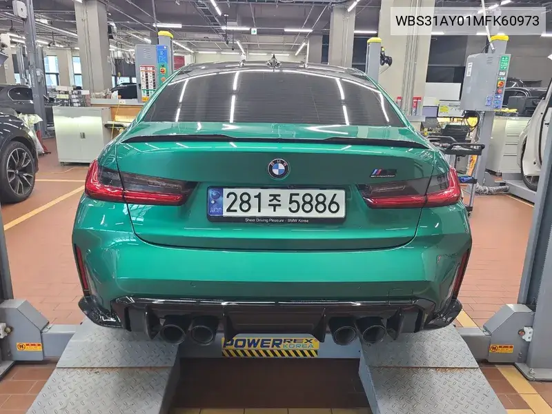 M3 (G80) M3 Sedan Competition First Edition VIN: WBS31AY01MFK60973 Lot: 39883447