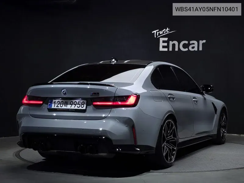 M3 (G80)M3 Sedan Competition M xDrive VIN: WBS41AY05NFN10401 Lot: 38000631