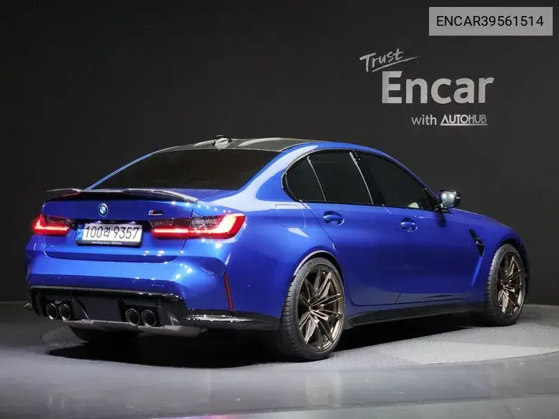 M3 (G80) M3 Sedan Competition VIN: ENCAR39561514 Lot: 39561514
