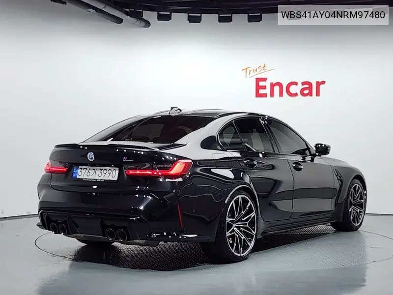 M3 (G80) M3 Sedan Competition M xDrive VIN: WBS41AY04NRM97480 Lot: 39561892