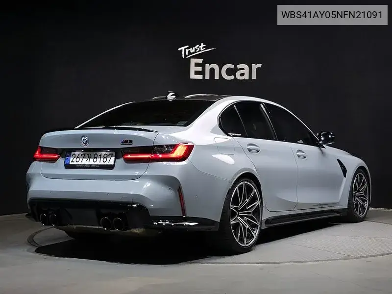 M3 (G80) M3 Sedan Competition M xDrive VIN: WBS41AY05NFN21091 Lot: 39589065