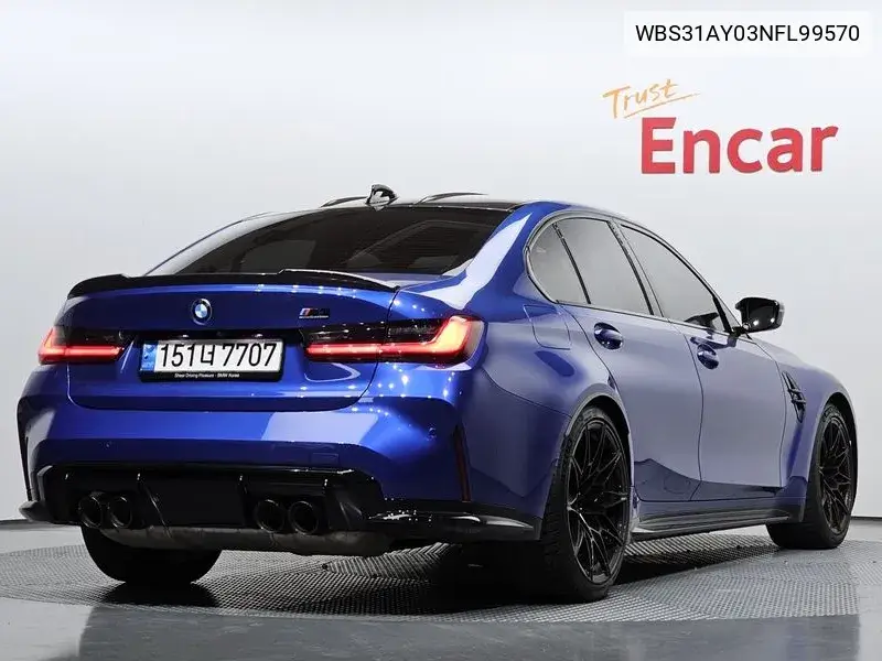 M3 (G80) M3 Sedan Competition VIN: WBS31AY03NFL99570 Lot: 39636817