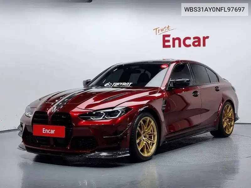 M3 (G80) M3 Sedan Competition VIN: WBS31AY0NFL97697 Lot: 39684867