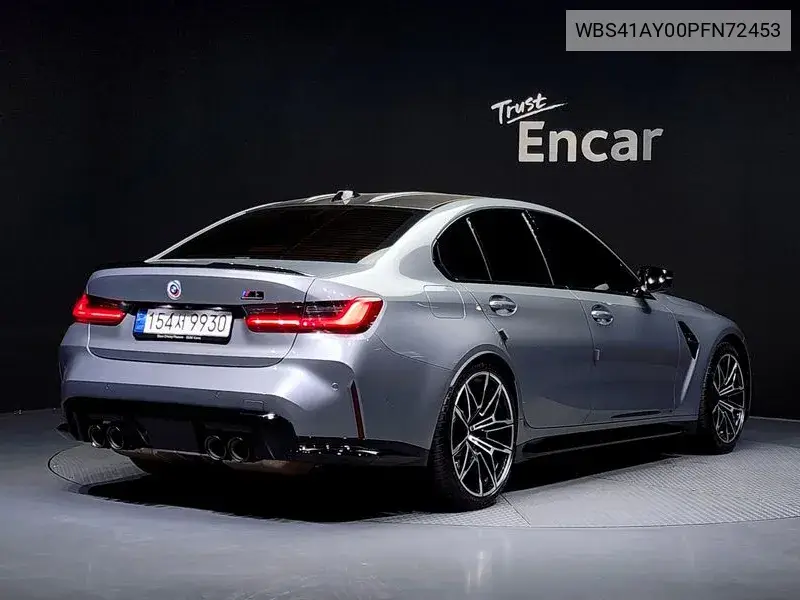 M3 (G80) M3 Sedan Competition M xDrive VIN: WBS41AY00PFN72453 Lot: 39929849