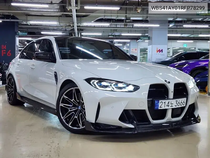 M3 (G80) M3 Sedan Competition M xDrive VIN: WBS41AY01RFP78299 Lot: 38954423