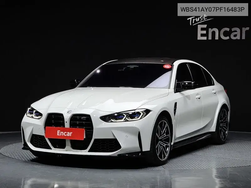 M3 (G80) M3 Sedan Competition M xDrive VIN: WBS41AY07PF16483P Lot: 39537665