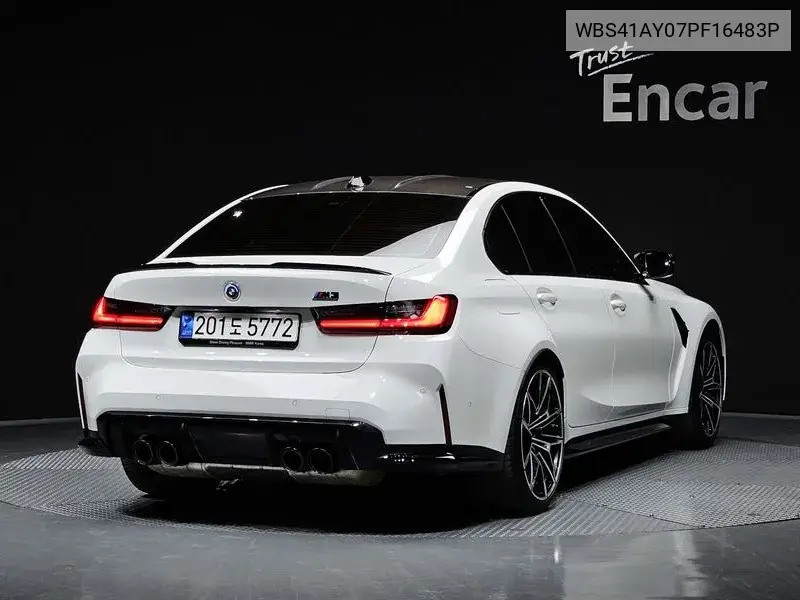 M3 (G80) M3 Sedan Competition M xDrive VIN: WBS41AY07PF16483P Lot: 39537665