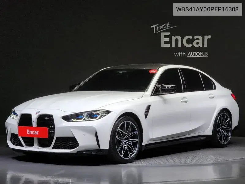 M3 (G80) M3 Sedan Competition M xDrive VIN: WBS41AY00PFP16308 Lot: 40074807