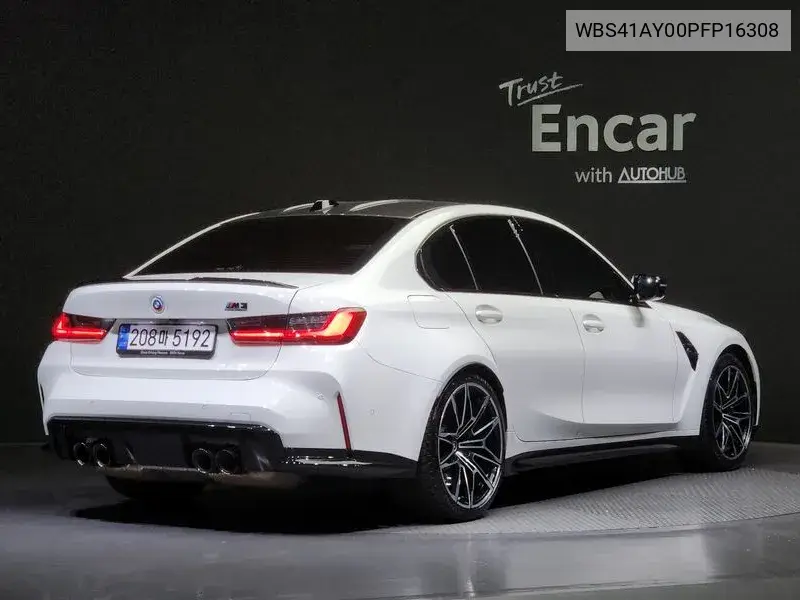 M3 (G80) M3 Sedan Competition M xDrive VIN: WBS41AY00PFP16308 Lot: 40074807