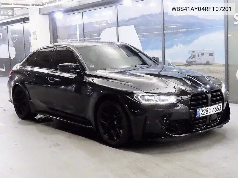 M3 (G80) M3 Sedan Competition M xDrive VIN: WBS41AY04RFT07201 Lot: 39915249