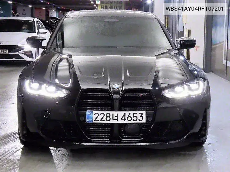 M3 (G80) M3 Sedan Competition M xDrive VIN: WBS41AY04RFT07201 Lot: 39915249