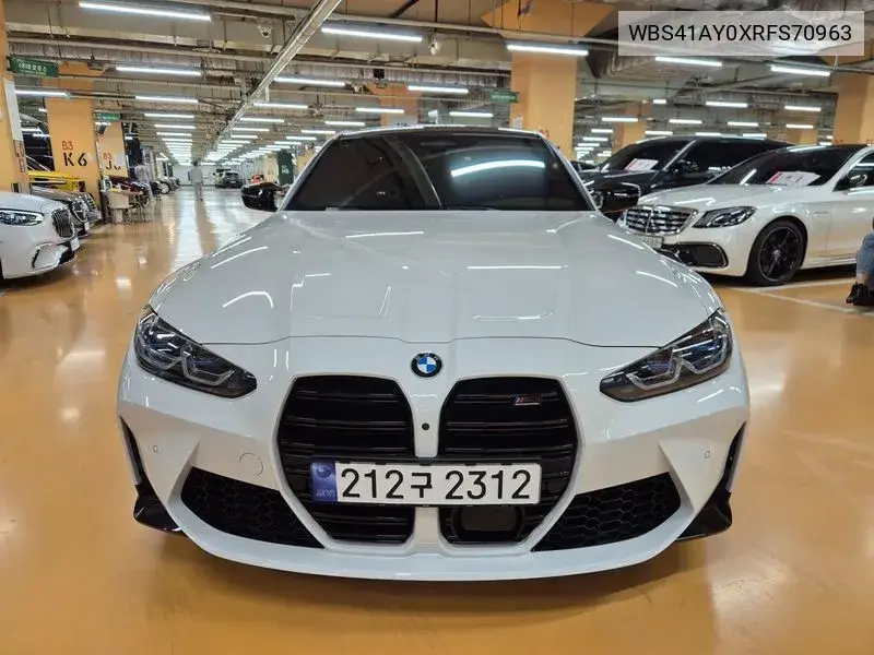 M3 (G80) M3 Sedan Competition M xDrive VIN: WBS41AY0XRFS70963 Lot: 39956151