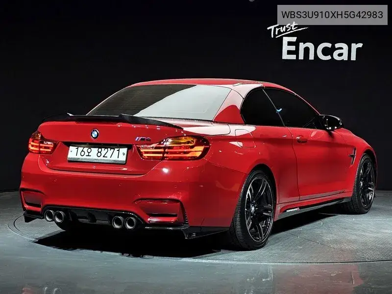 M4 (F82) M4 Convertible Paint Work Edition VIN: WBS3U910XH5G42983 Lot: 39153722
