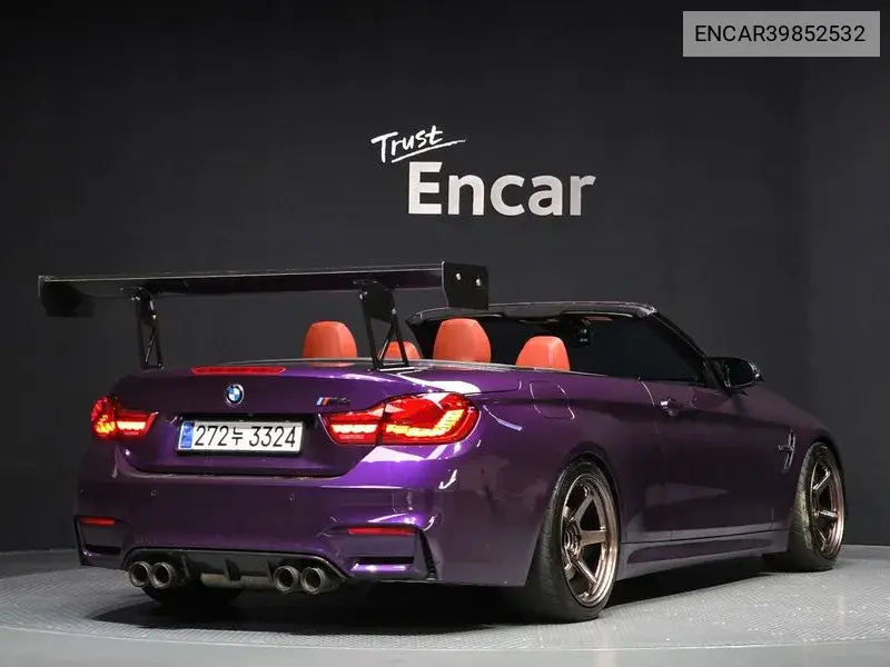 M4 (F82) M4 Convertible Paint Work Edition VIN: ENCAR39852532 Lot: 39852532