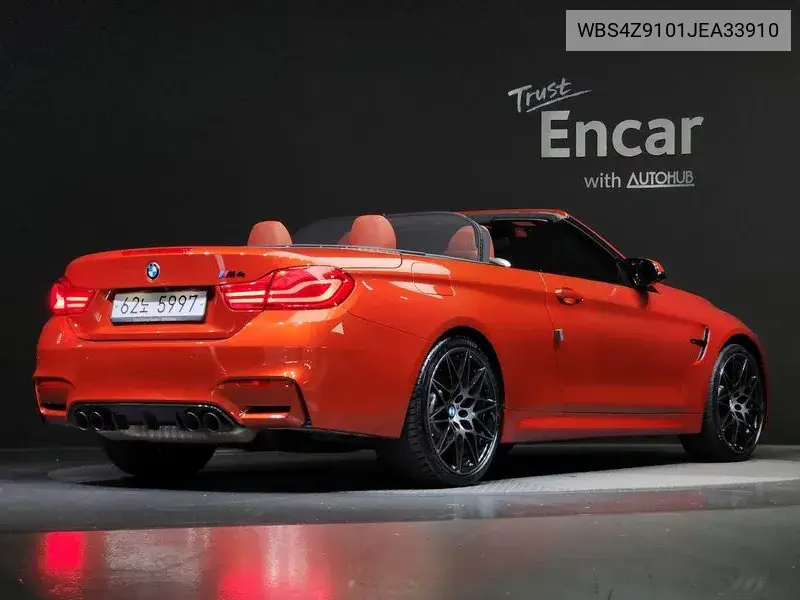 M4 (F82) M4 Convertible Competition VIN: WBS4Z9101JEA33910 Lot: 39883904