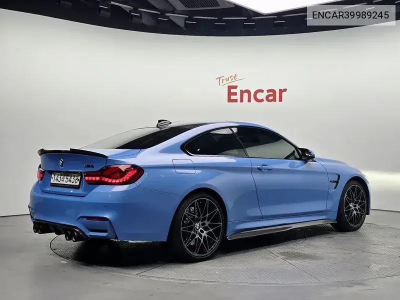 M4 (F82) M4 Coupe Competition VIN: ENCAR39989245 Lot: 39989245