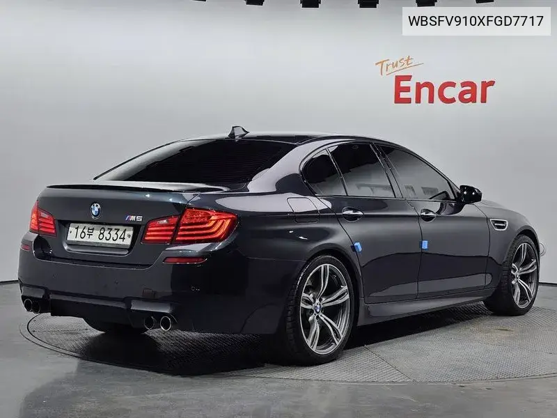 M5 (F10) M5 Sedan VIN: WBSFV910XFGD7717 Lot: 39503511
