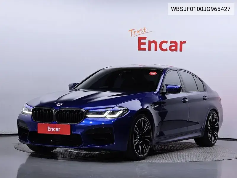 M5 (F90) M5 Sedan VIN: WBSJF0100JG965427 Lot: 39886288