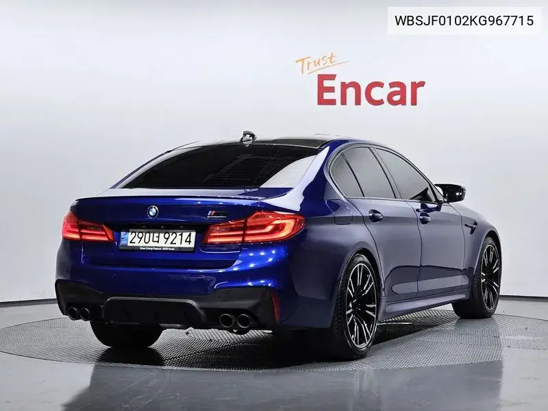 M5 (F90) M5 Sedan VIN: WBSJF0102KG967715 Lot: 39946300