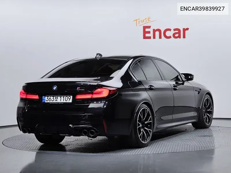 M5 (F90) M5 Sedan Competition VIN: ENCAR39839927 Lot: 39839927