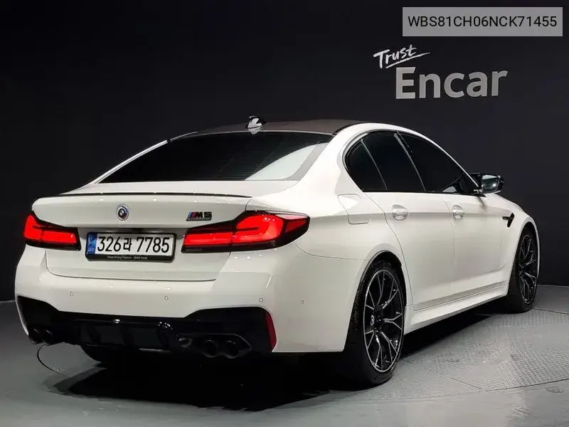 M5 (F90) M5 Sedan Competition VIN: WBS81CH06NCK71455 Lot: 39816701