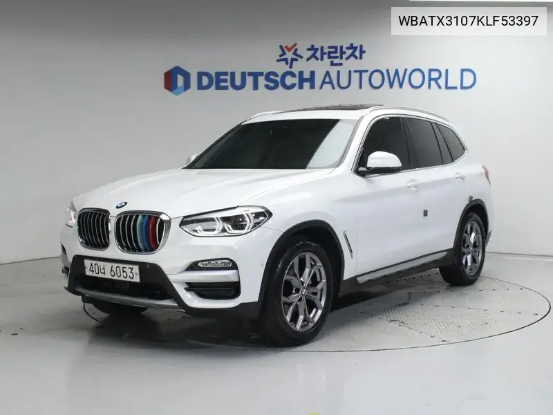 X3 (G01) xDrive 20D VIN: WBATX3107KLF53397 Lot: 39640062