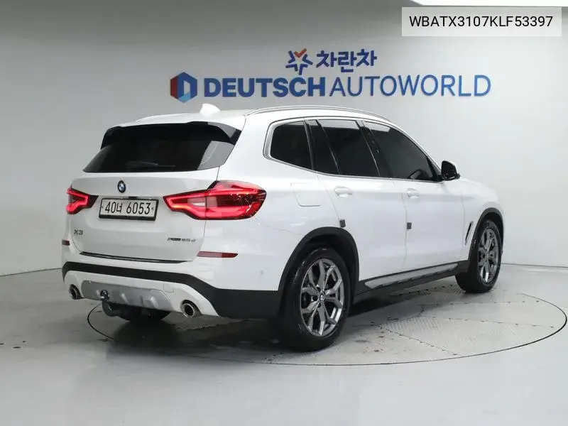 X3 (G01) xDrive 20D VIN: WBATX3107KLF53397 Lot: 39640062