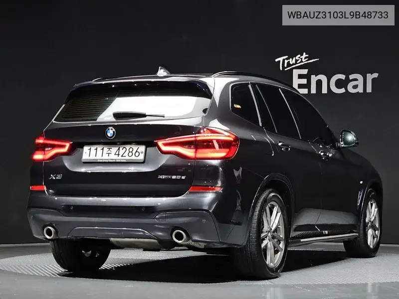 X3 (G01) xDrive 20D M Sports VIN: WBAUZ3103L9B48733 Lot: 39966903