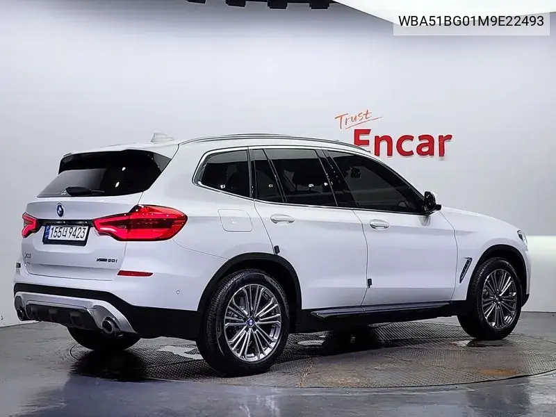 X3 (G01) xDrive 20I Luxury VIN: WBA51BG01M9E22493 Lot: 39967073