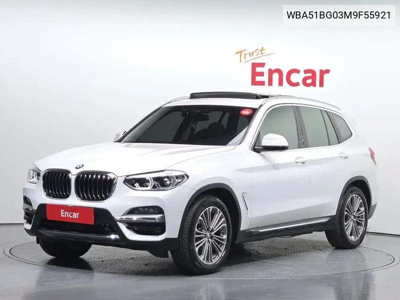 X3 (G01) xDrive 20I Luxury VIN: WBA51BG03M9F55921 Lot: 39631026