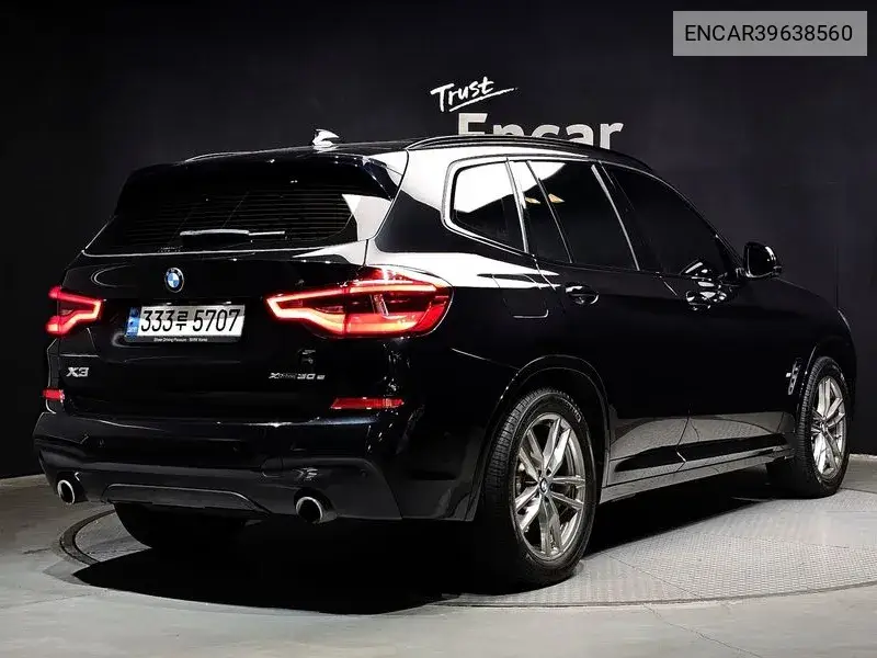 X3 (G01) xDrive 30E M Sports VIN: ENCAR39638560 Lot: 39638560