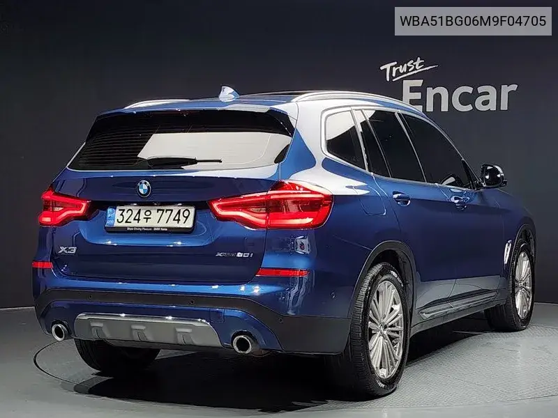 X3 (G01) xDrive 20I Luxury VIN: WBA51BG06M9F04705 Lot: 39639967