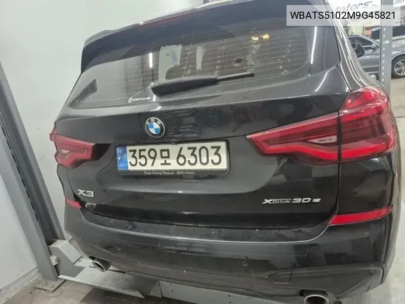 X3 (G01) xDrive 30E M Sports VIN: WBATS5102M9G45821 Lot: 40012893