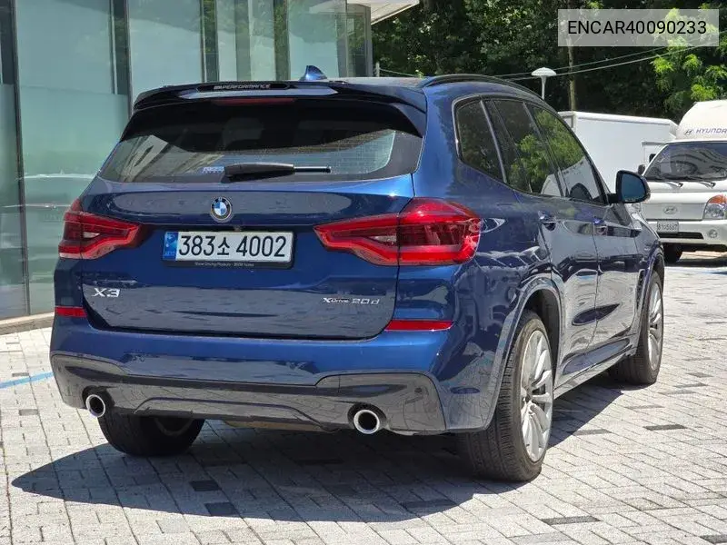 X3 (G01) xDrive 20D M Sports VIN: ENCAR40090233 Lot: 40090233