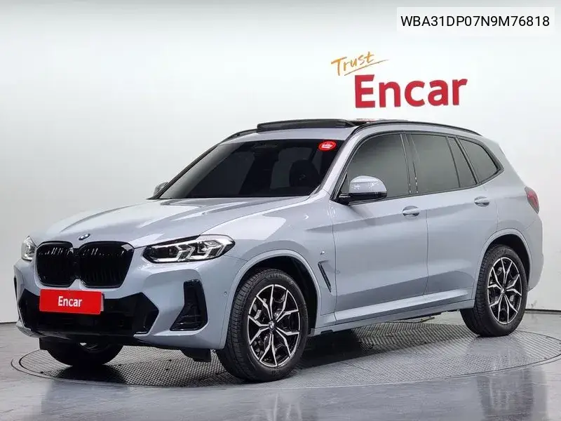 X3 (G01) xDrive 20I M Sports VIN: WBA31DP07N9M76818 Lot: 39629606